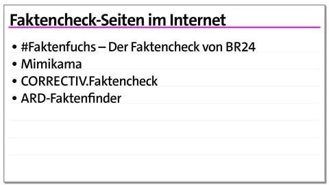 Karteikarten Fake News erkennen | kolleg24 Deutsch