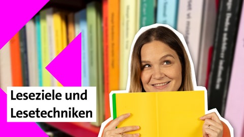 Presenterin der Folge zu Lesezielen und Lesetechniken im kolleg24 Deutsch