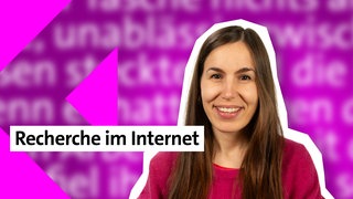 Presenterin der Folge zur Recherche im Internet im kolleg24 Deutsch