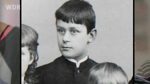 Screenshot aus dem Film: Foto von Thomas Mann als junger Schüler (Foto: Florianfilm/WDR)