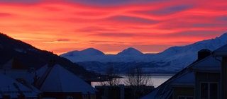 Mittags in Nordnorwegen: Im Winter kommt die Sonne nicht über den Horizont.