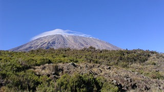 Der Kilimandscharo ist ein Vulkan - seit 1700 Jahren nicht mehr aktiv. 