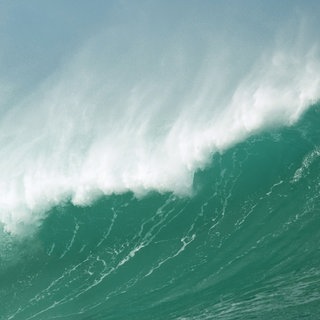 Tsnunamis sind riesige Wellen, die viel Zerstörung anrichten können, wenn sie auf die Küste treffen