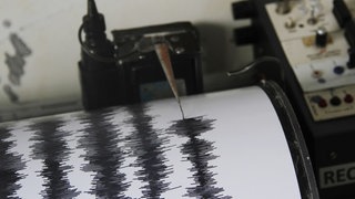 Mit einem Seismographen analysieren Forscher die Bewegungen in und auf der Erde.