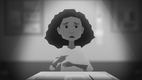 Tapiwa in der Schule an ihrem Platz.