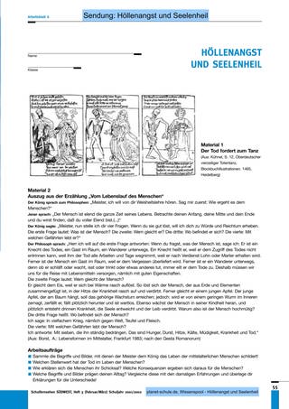 Arbeitsblatt 1: Der Tod im Mittelalter (Foto: )