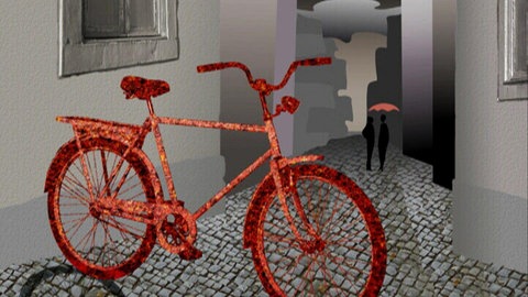 Fahrrad mit Rost