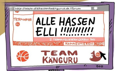 Elli wird im Forum gemobbt. Hassposting und Cybermobbing: Was tun, wenn andere dich haten? Hass im Netz ist kann schon für Kinder in der Grundschule ein Problem sein.  