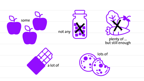 quantifiers like much, any, none, a lot of ... | kolleg 24 Englisch