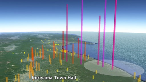 Strahlenbelastung im Norden Japans