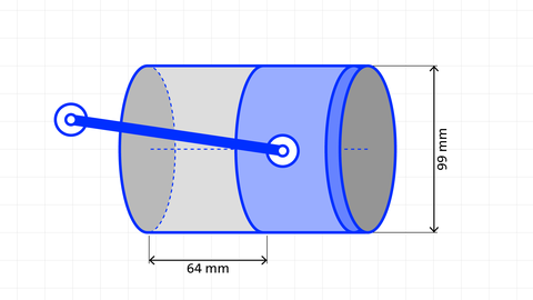 Beispielgrafik eines Sechszylinder-Viertaktmotors | kolleg24 Mathematik