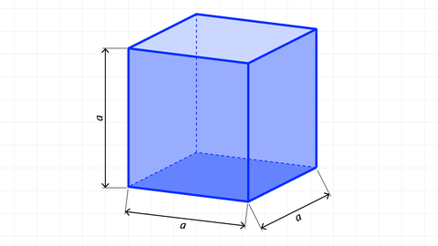 Beispielgrafik eines Würfels | kolleg24 Mathematik