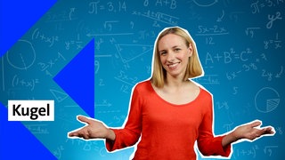 Presenterin der Folge zur Kugel im kolleg24 Mathematik