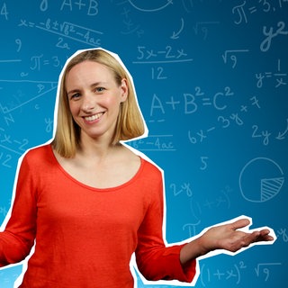 Presenterin der Folge zur Kugel im kolleg24 Mathematik