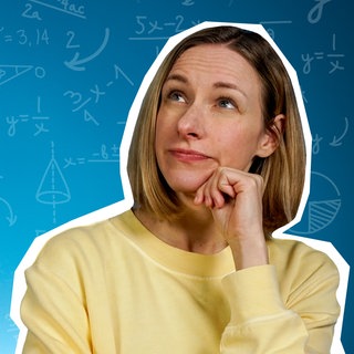 Presenterin der Folge zu Rechteck und Kreis im kolleg24 Mathematik