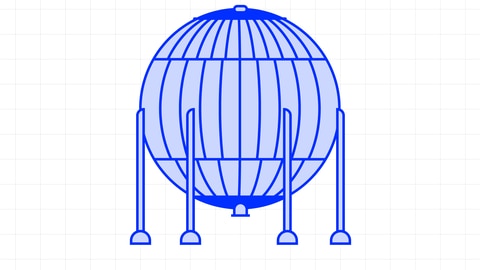 Beispielgrafik eines Kugeltanks