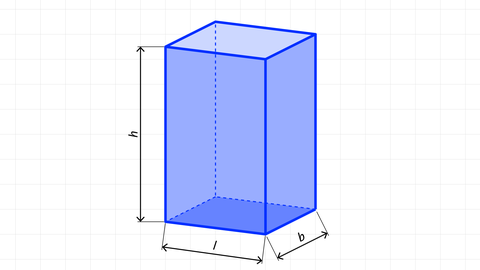 Beispielgrafik eines Rechteckprismas | kolleg24 Mathematik