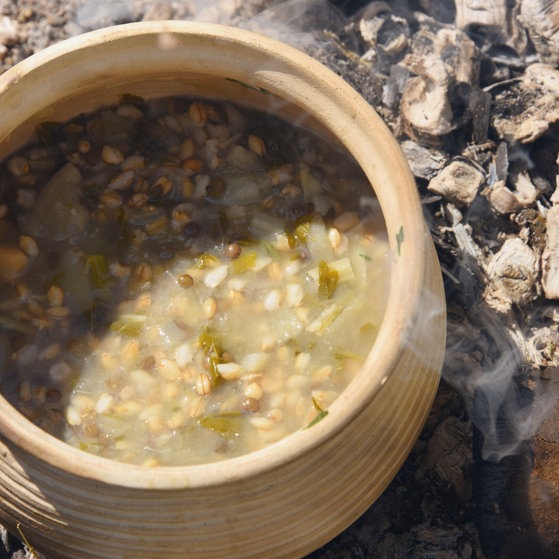 Eintopf mit Koernern