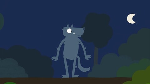 Wolf lächelt.