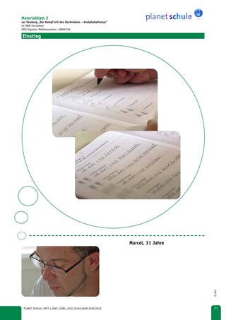 Materialblatt 2: Einstieg: Schreiben lernen (Foto: )