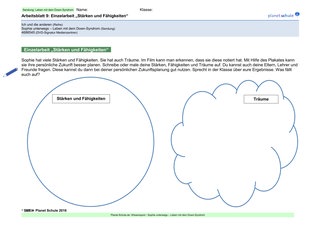 Arbeitsblatt 9: Stärken und Fähigkeiten
