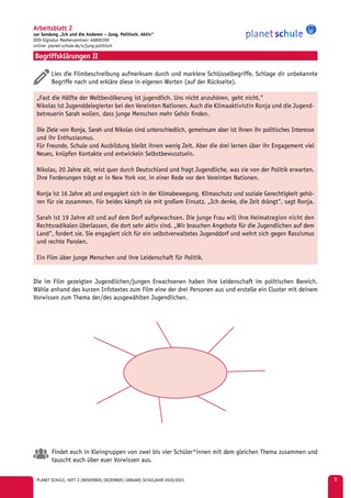 Arbeitsblatt 2: Jugendliche machen Politik