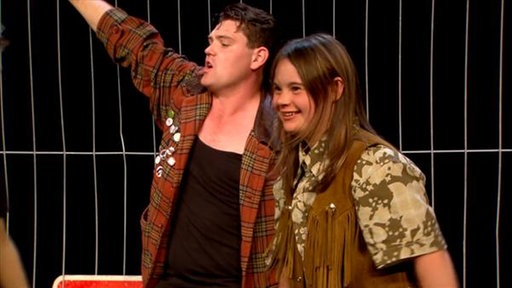 Sophie auf der Bühne