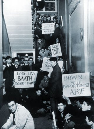 Protestierende Studenten (Foto: dpa)