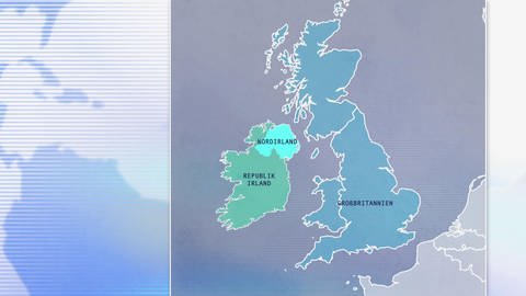 Eine Karte von Großbritannien. (Foto: SWR - Screenshot aus der Sendung)
