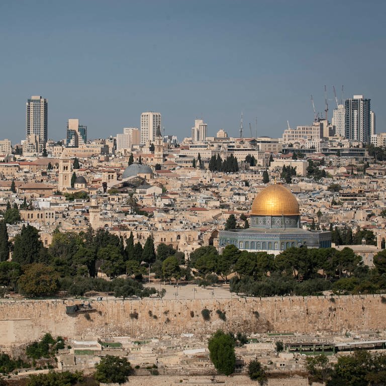 Jerusalem - das umkämpfte Zentrum von Israel. Der Konflikt zwischen Israel und der Hamas im Gazastreifen ist neu eskaliert.  (Foto: IMAGO / Xinhua)