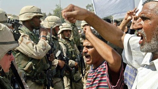 Demonstration Arbeitsloser im Irak