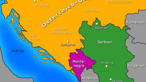 Karte: Balkan