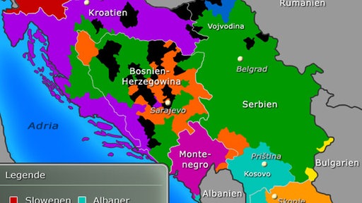 Karte: Balkan