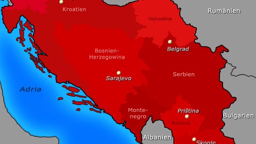 Karte: Balkan