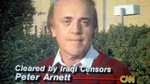 CNN-Reporter Peter Arnett