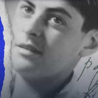 Zwei historische schwarz-weiß Fotos von einer Frau und einem Mann. Dazwischen der Schriftzug funk - wahr so. Das Format erzählt die Geschichten von Verfolgten im Nationalsozialismus und Holocaust.