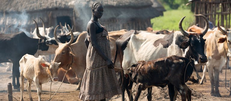 Viehzüchterin in Äthiopien