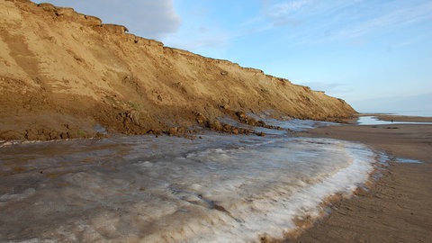 Permafrost in Sibirien