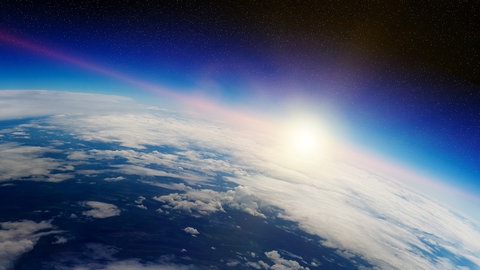 Erdatmosphäre aus dem All