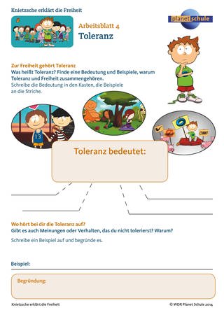 Arbeitsblatt 4: Philosophie für die Schule: Was heißt Toleranz? (Foto: )
