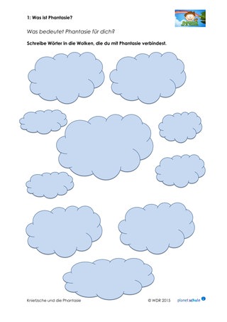 Arbeitsblatt 1: Philosophie für die Schule: Was ist Phantasie?