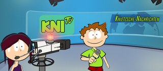 Knietzsche der kleinste Philosoph macht Nachrichten: Lernspiel zu Nachrichten und Informationen