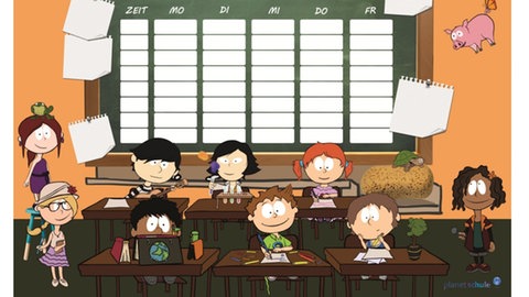 Materialblatt: Stundenplan 