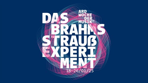 Logo des Brahms-Strauß-Experiments zur ARD Woche der Musik 2025