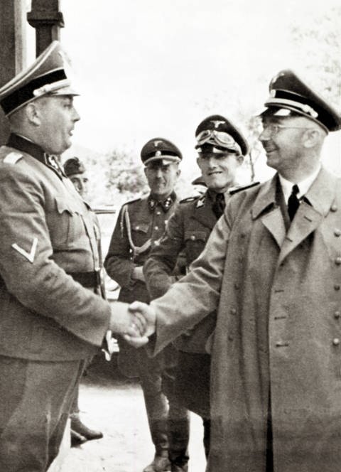 Heinrich Himmler und Rudolf Höss (Foto: imago / Reinhard Schultz)