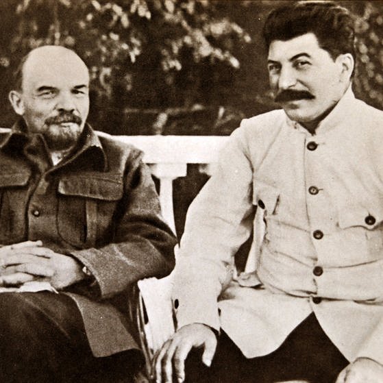 Vladimir Lenin und Josef Stalin 1923