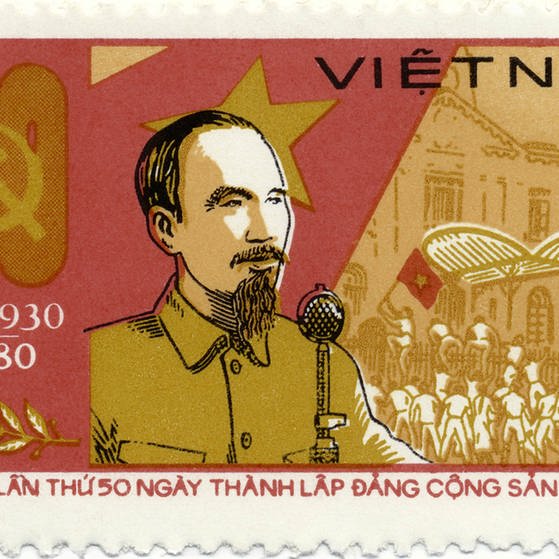 Briefmarke mit Ho Chi Minh