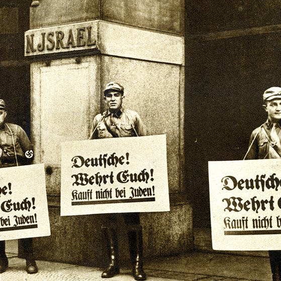 Nazi-Streikposten (Foto: Imago, United Archives)