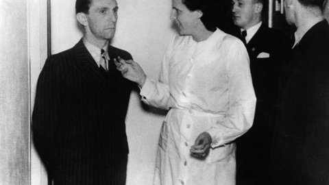 Joseph Goebbels und Leni Riefenstahl