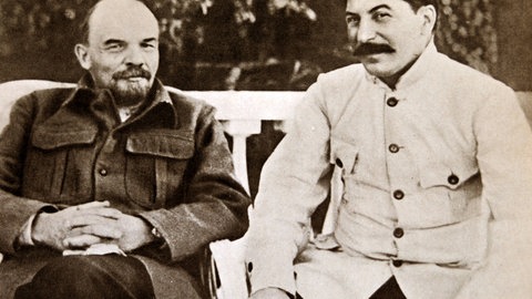 Vladimir Lenin und Josef Stalin 1923